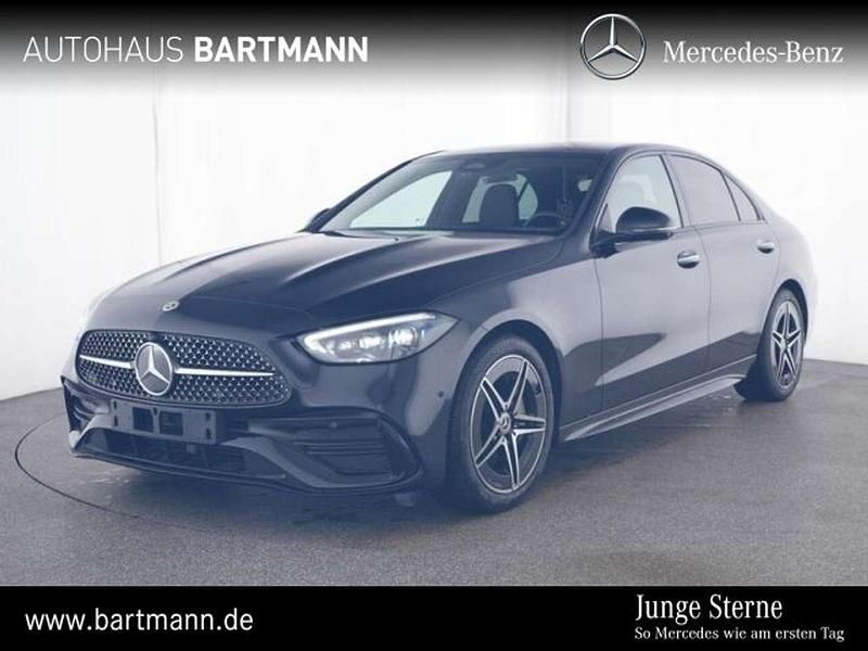 Unilack schwarz Gebraucht 2024 Mercedes C300 AMG Limousine | 52.900 € (Teuer) - Bild 1/4