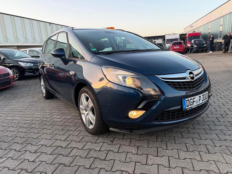 Gebraucht Opel Zafira Tourer Edition 140 PS (102 kW) 2012 Blau Van / Kleinbus