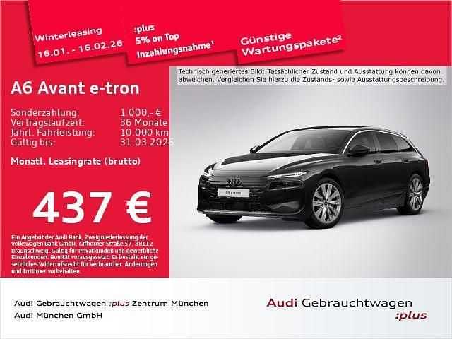 Schwarz Gebraucht 2025 Audi A6 e-tron Performance Kombi | 53.859 € - Bild 1/1