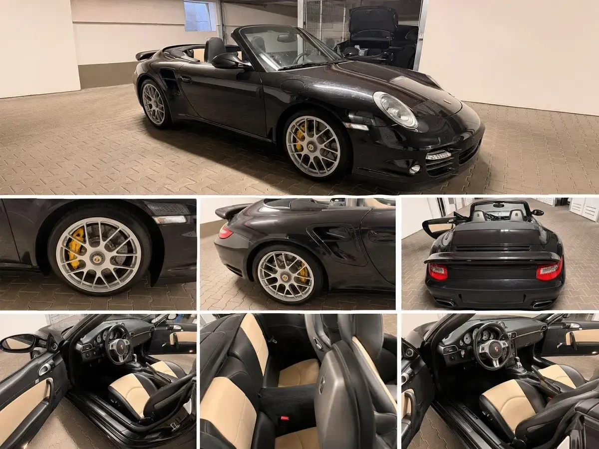 Gebraucht Porsche 911 Turbo S Cabriolet 530 PS (389 kW) 2010 Schwarz Cabrio