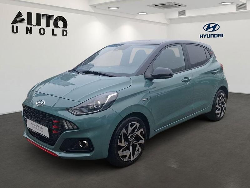 Gebraucht Hyundai i10 N Line 101 PS (74 kW) 2021 Grün Kleinwagen