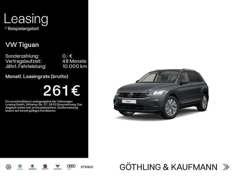 Gebraucht VW Tiguan Active 150 PS (110 kW) 2022 Grau SUV