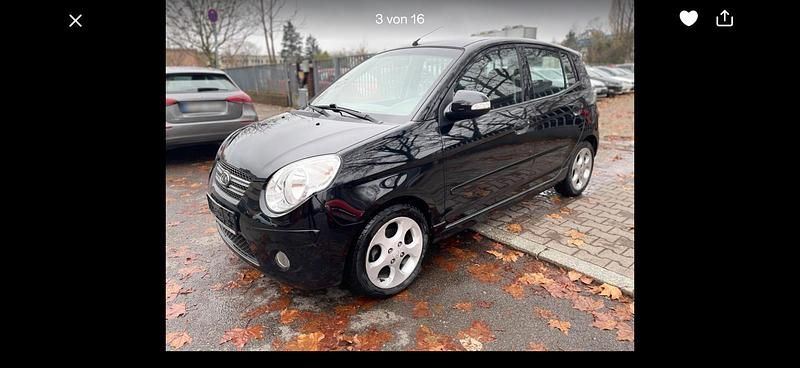 Gebraucht Kia Picanto 69 PS (50 kW) 2010 Schwarz Kleinwagen