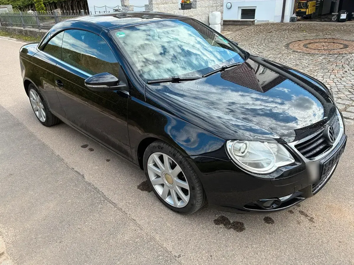 Gebraucht VW Eos 122 PS (89 kW) 2009 Schwarz Cabrio