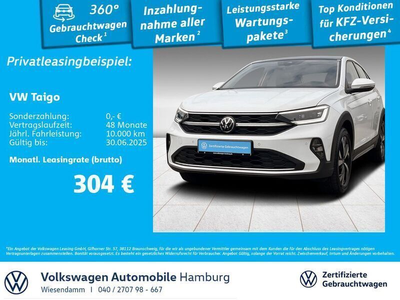 Weiß Gebraucht 2022 VW Taigo Style SUV | 21.990 € (Fairer Preis) - Bild 1/3