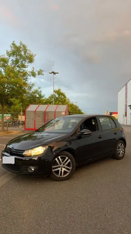 Gebraucht VW Golf VI Highline 122 PS (89 kW) 2009 Schwarz Kleinwagen