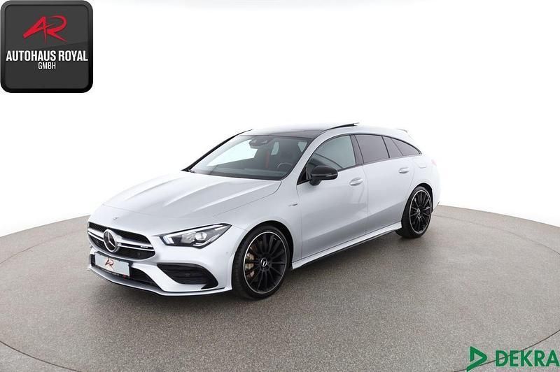 Silber Gebraucht 2021 Mercedes CLA35 AMG Shooting Brake AMG Kombi | 38.880 € (Guter Preis) - Bild 1/4