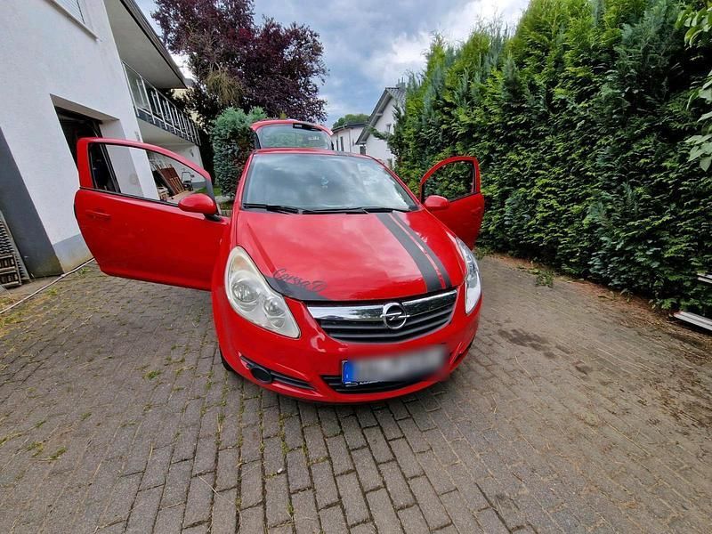 Rot Gebraucht 2008 Opel Corsa Kleinwagen | 1.650 € - Bild 1/4