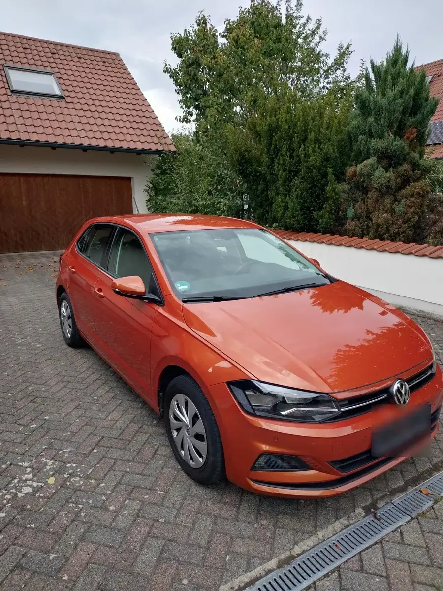 Gebraucht VW Polo Comfortline 95 PS (69 kW) 2019 Orange Kleinwagen