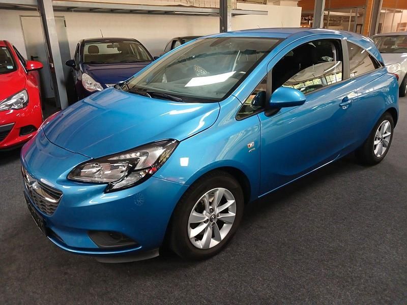Blau Gebraucht 2016 Opel Corsa Active Kleinwagen | 7.250 € (Fairer Preis) - Bild 1/4