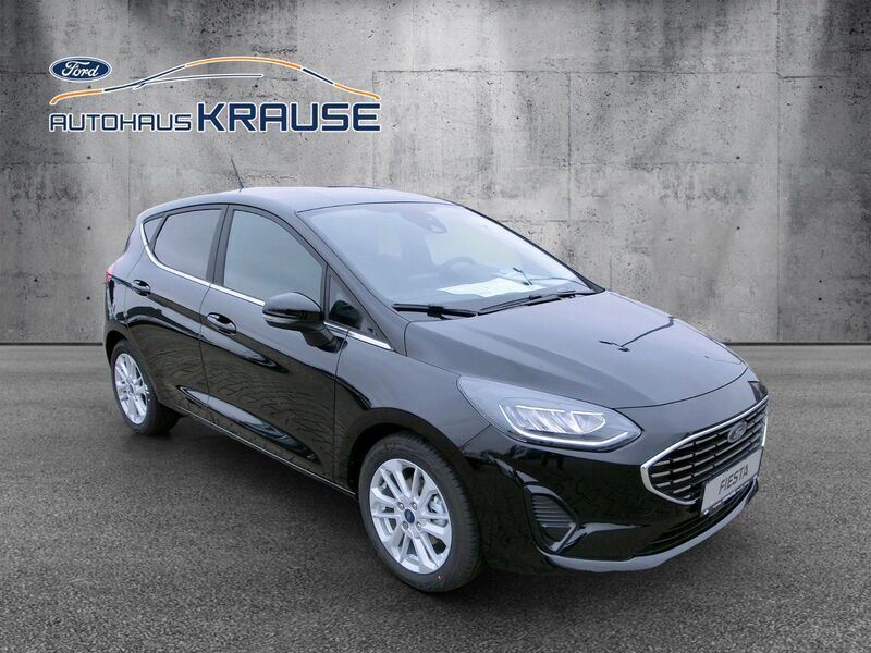 Obsidianschwarz metallic Gebraucht 2023 Ford Fiesta Titanium Kleinwagen | 20.850 € (Etwas zu teuer) - Bild 1/4