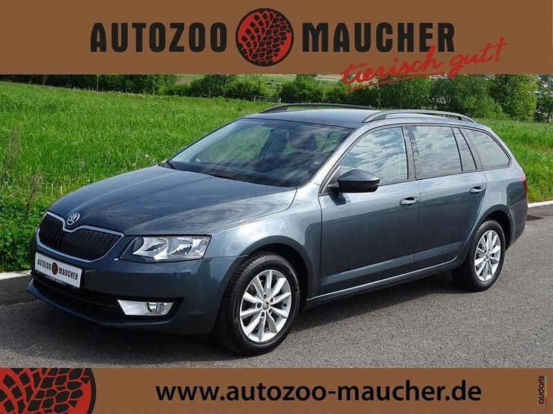 Quarzgrau metallic Gebraucht 2017 Skoda Octavia Ambition Kombi | 14.490 € (Etwas zu teuer) - Bild 1/4