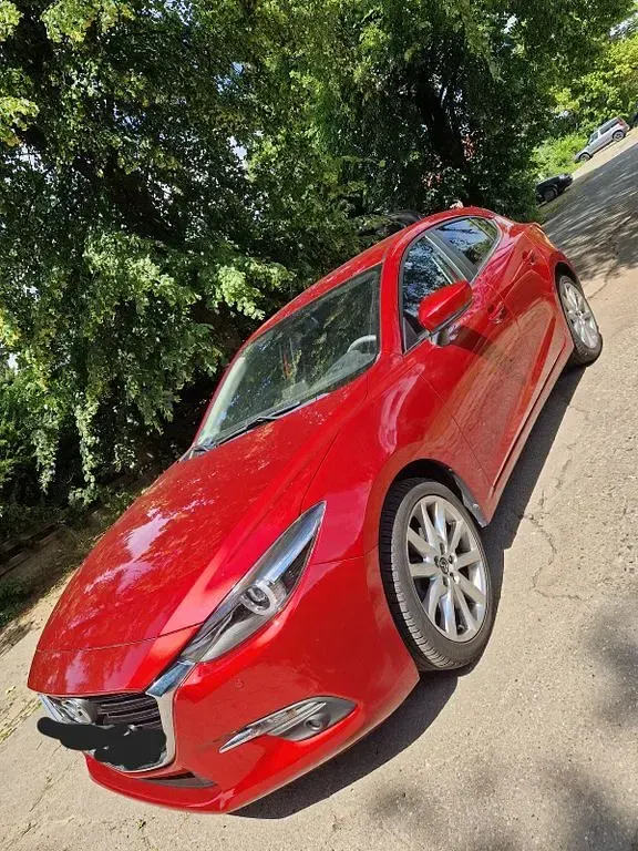 Gebraucht Mazda 3 Prime-Line 122 PS (89 kW) 2019 Rot Limousine