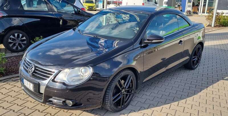 Schwarz Gebraucht 2009 VW Eos Edition Cabrio | 5.399 € (Fairer Preis) - Bild 1/4