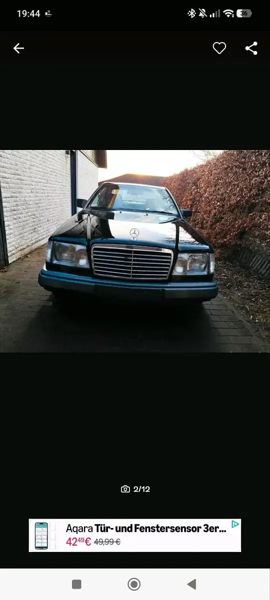Gebraucht Mercedes E220 150 PS (110 kW) 1992 Schwarz Coupé
