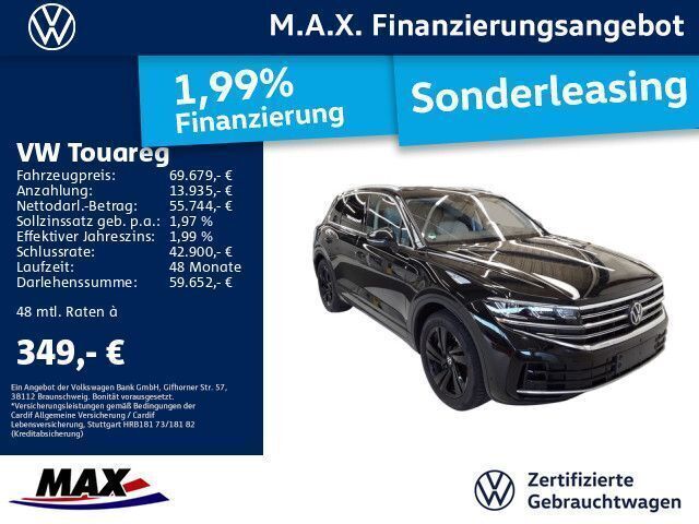 Grenadillschwarz metallic Gebraucht 2023 VW Touareg Elegance SUV | 69.679 € (Fairer Preis) - Bild 1/3