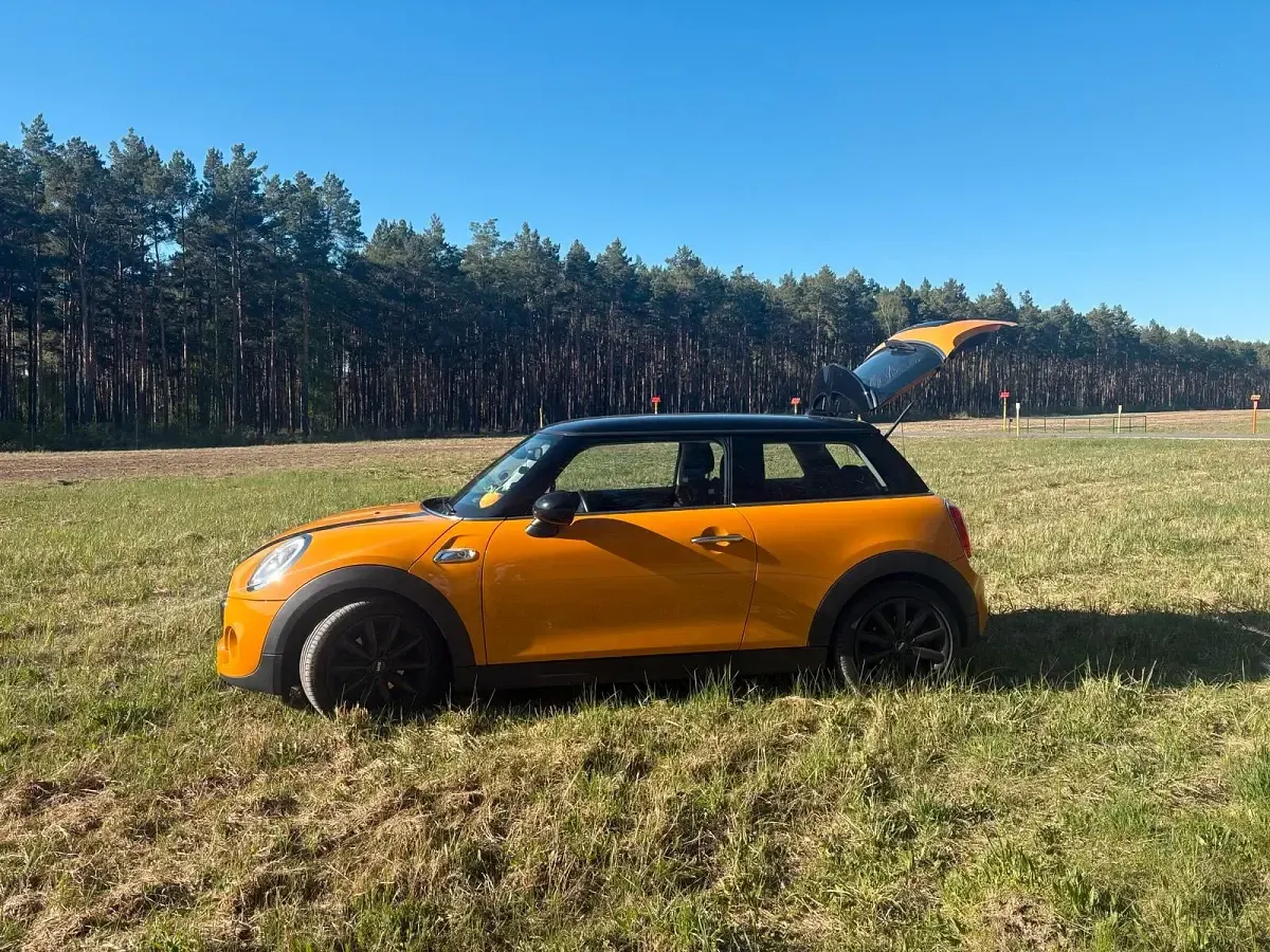 Usata Mini Cooper S 192 CV (141 kW) 2014 Arancione Utilitaria