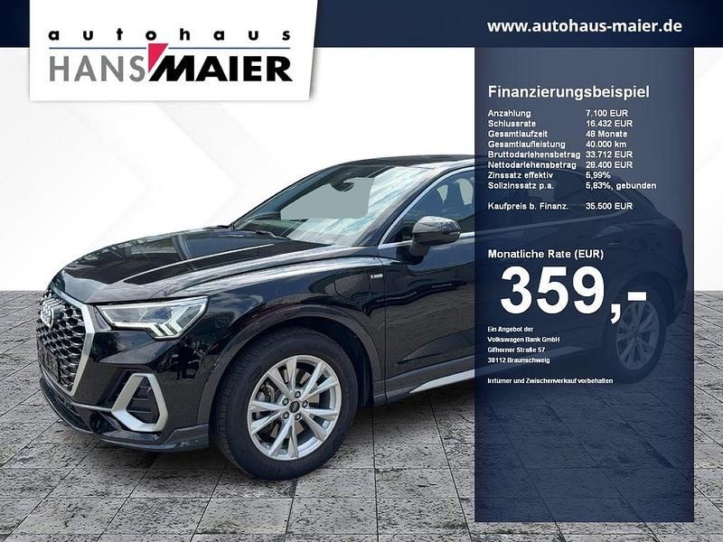 Mythosschwarz metallic Gebraucht 2022 Audi Q3 Sportback Design SUV | 35.500 € (Guter Preis) - Bild 1/4