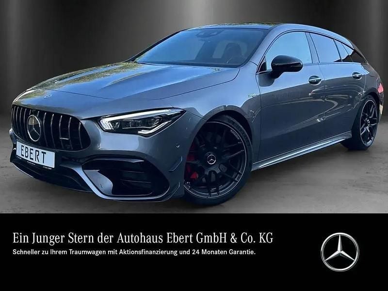 Mountaingrau Gebraucht 2022 Mercedes CLA45 AMG AMG Kombi | 58.880 € (Teuer) - Bild 1/4