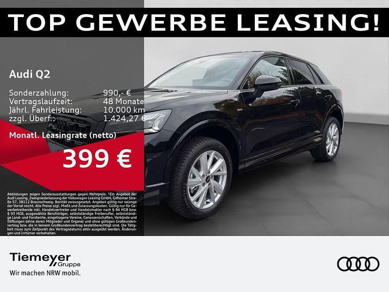 Schwarz Neu 2025 Audi Q2 S-Line SUV | 41.980 € (Etwas zu teuer) - Bild 1/4