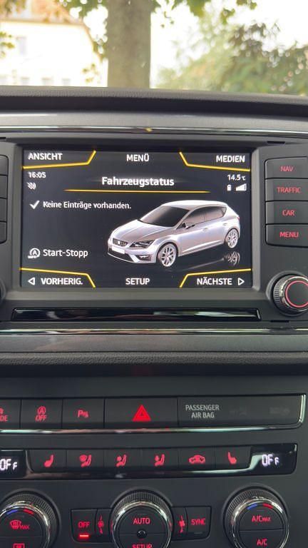 Gebraucht Seat Leon FR 184 PS (135 kW) 2016 Schwarz Limousine