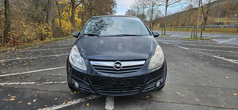 Schwarz Gebraucht 2008 Opel Corsa Limousine | 1.500 € (Superpreis) - Bild 1/4