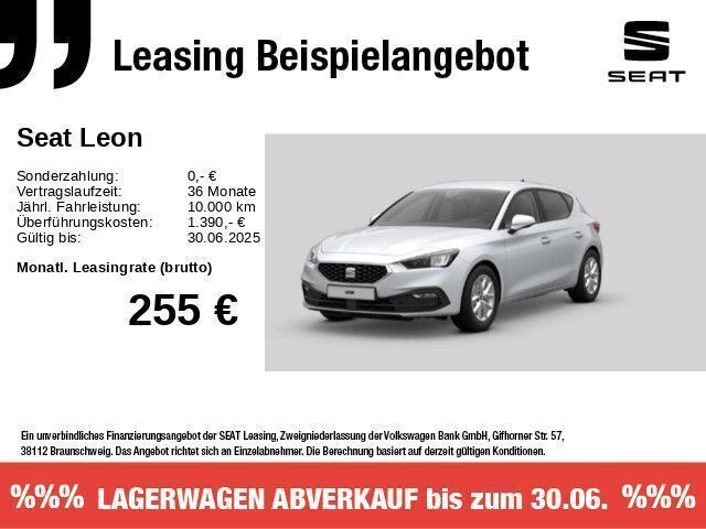 Weiß Neu 2025 Seat Leon Style Limousine | 31.333 € (Fairer Preis) - Bild 1/2