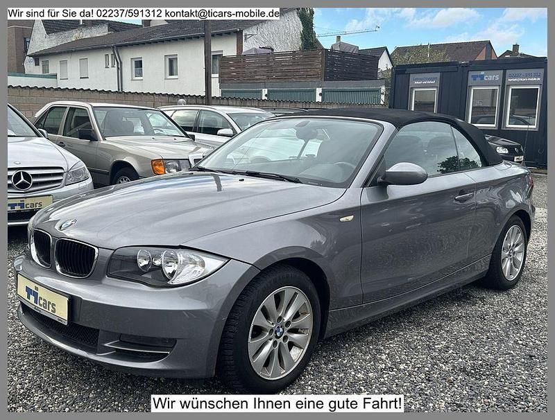 Spacegrau metallic (metallic) Gebraucht 2009 BMW 120 Cabriolet Efficient Dynamics Cabrio | 5.499 € (Superpreis) - Bild 1/4