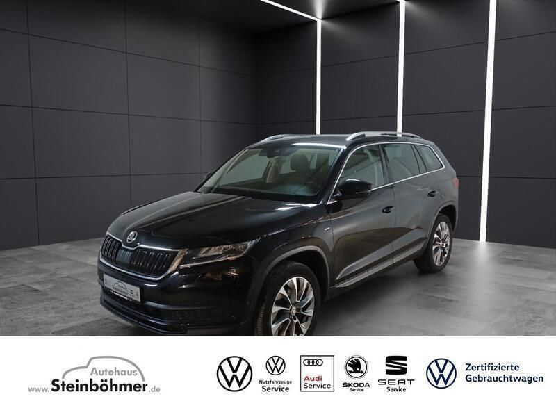 Black magic perleffekt (schwarz) Gebraucht 2021 Skoda Kodiaq Clever SUV | 27.835 € (Guter Preis) - Bild 1/4