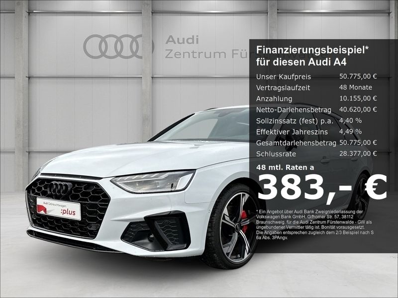 Weiss Gebraucht 2024 Audi A4 S-Line Kombi | 50.775 € - Bild 1/4