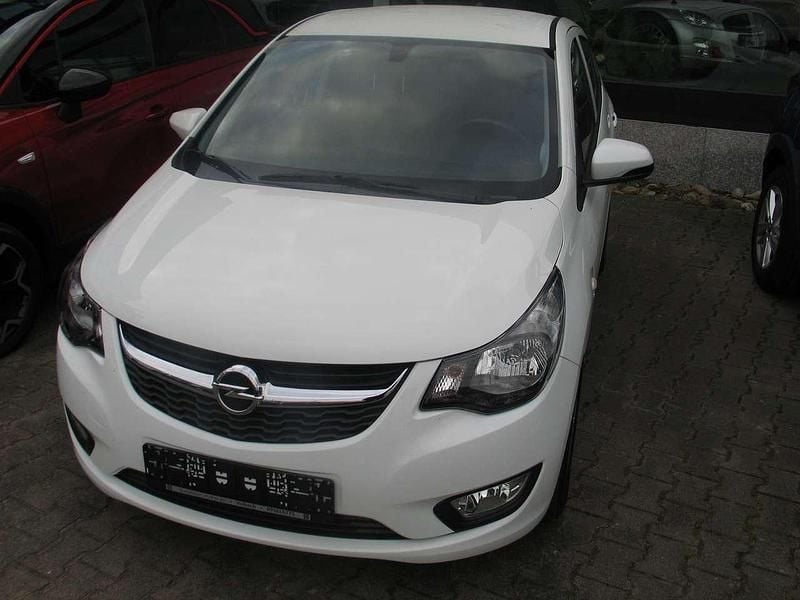 Schneeweiss/summitwhite/arctic Gebraucht 2018 Opel Karl Excite Kleinwagen | 13.300 € (Teuer) - Bild 1/4