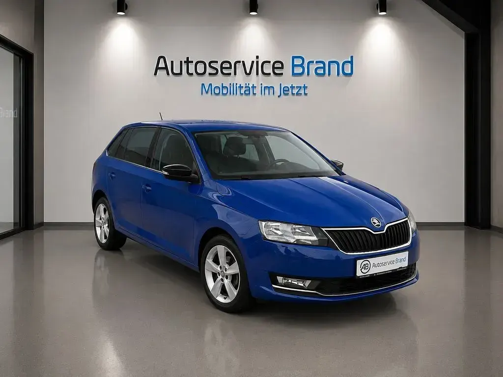 Gebraucht Skoda Rapid Style 95 PS (69 kW) 2019 Blau Kleinwagen