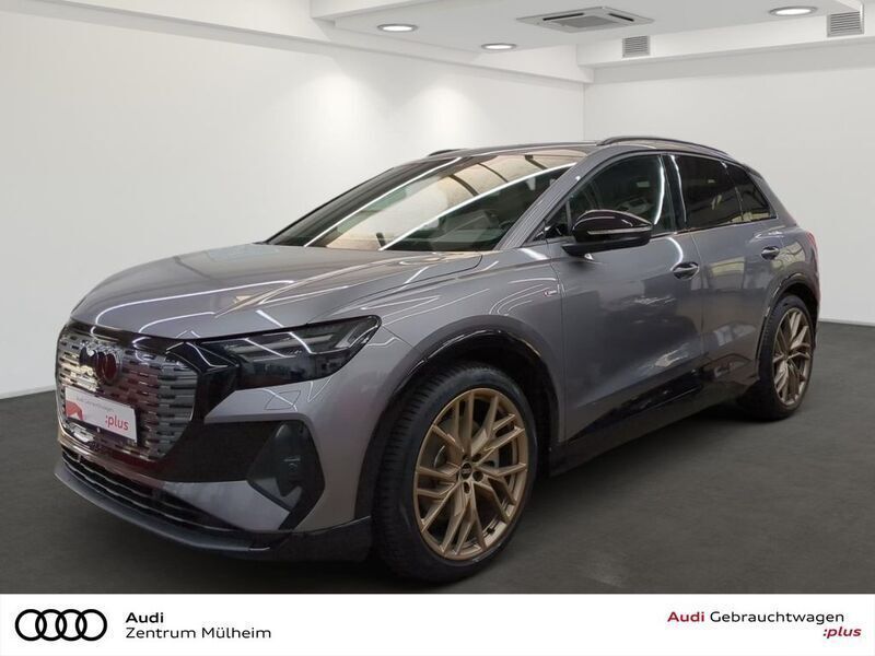 Taifungrau metallic Gebraucht 2022 Audi Q4 e-tron Ambiente SUV | 36.950 € (Superpreis) - Bild 1/3