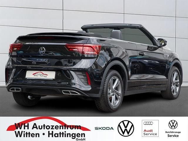 Gebraucht VW T-Roc Cabriolet R-line 150 PS (110 kW) 2024 Deep black perleffekt Cabrio