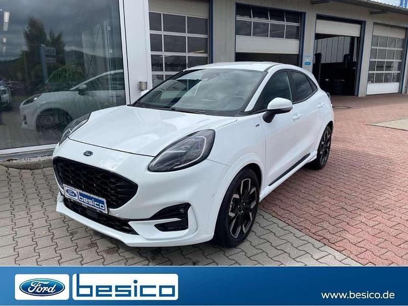 Frostweiß (weiss) Gebraucht 2024 Ford Puma ST-Line X SUV | 23.990 € (Guter Preis) - Bild 1/4