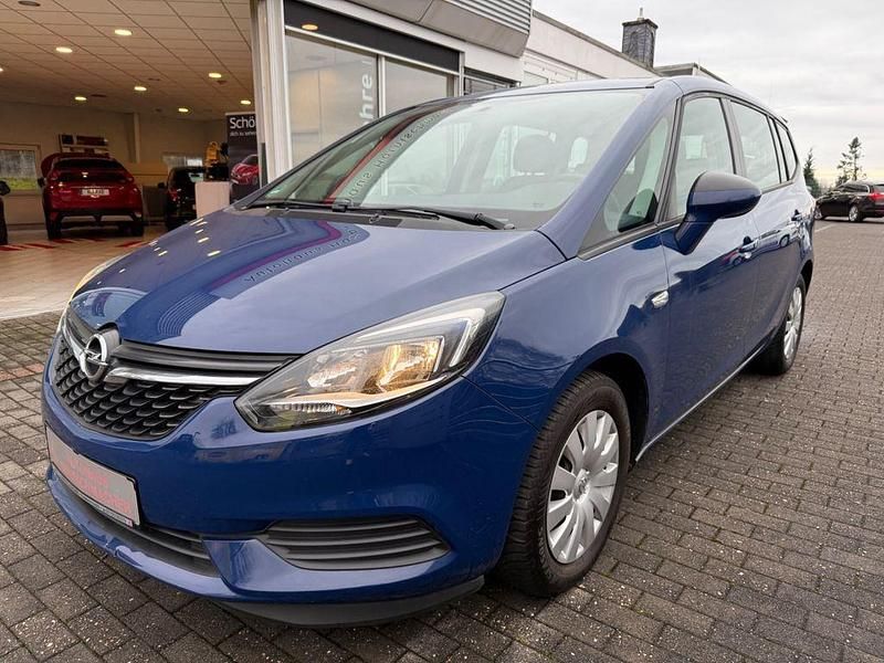 Gebraucht Opel Zafira Edition 120 PS (88 kW) 2018 Blau Van / Kleinbus