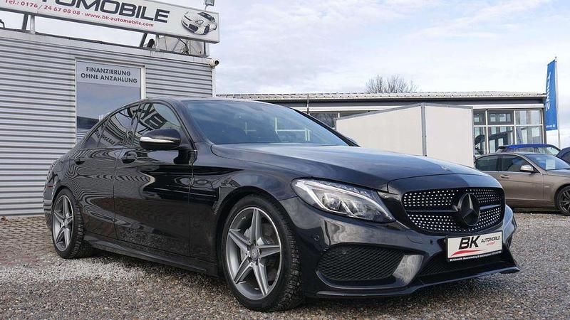 Schwarz Gebraucht 2014 Mercedes C200 AMG Limousine | 16.990 € (Fairer Preis) - Bild 1/4