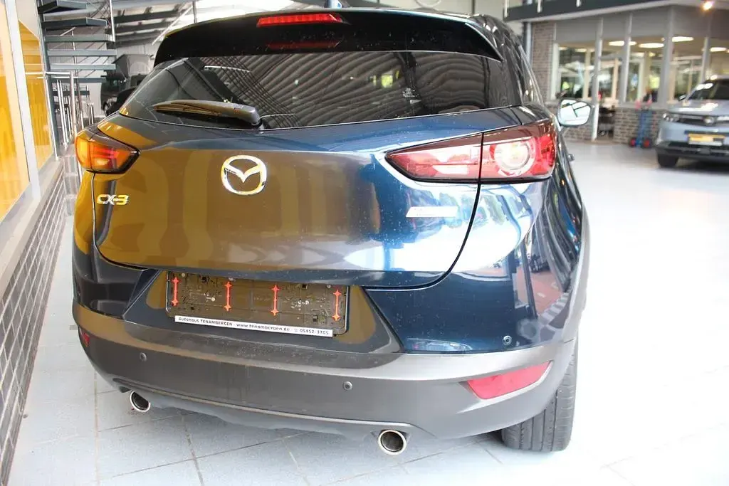 Gebraucht Mazda CX-3 Sports-Line 121 PS (88 kW) 2019 Deep crystal blue (metallic) SUV