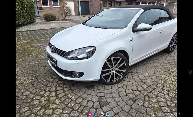 Gebraucht VW Golf Cabriolet LOUNGE 105 PS (77 kW) 2015 Weiß Cabrio