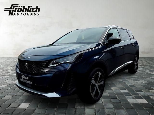 Celebes blau metallic (metallic) Gebraucht 2023 Peugeot 5008 GT Van / Kleinbus | 28.890 € (Fairer Preis) - Bild 1/4
