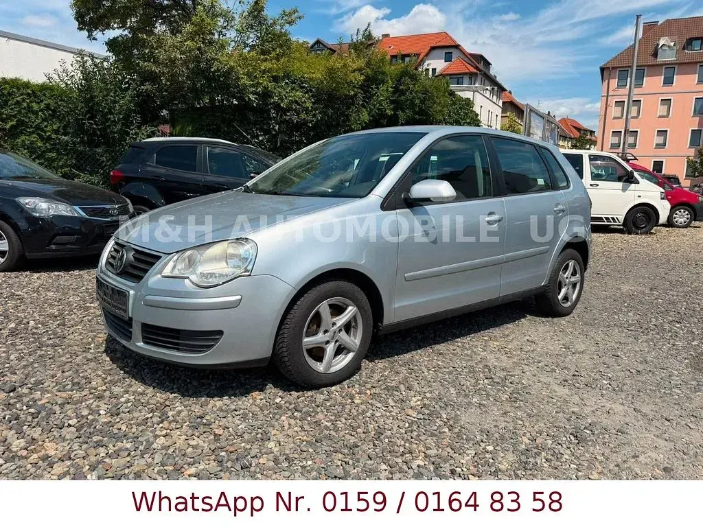 Gebraucht VW Polo Trendline 64 PS (47 kW) 2007 Silber Kleinwagen