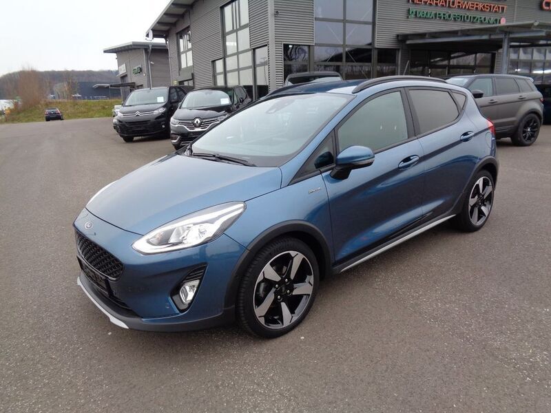 Blau Gebraucht 2021 Ford Fiesta Active Kleinwagen | 15.999 € (Fairer Preis) - Bild 1/4