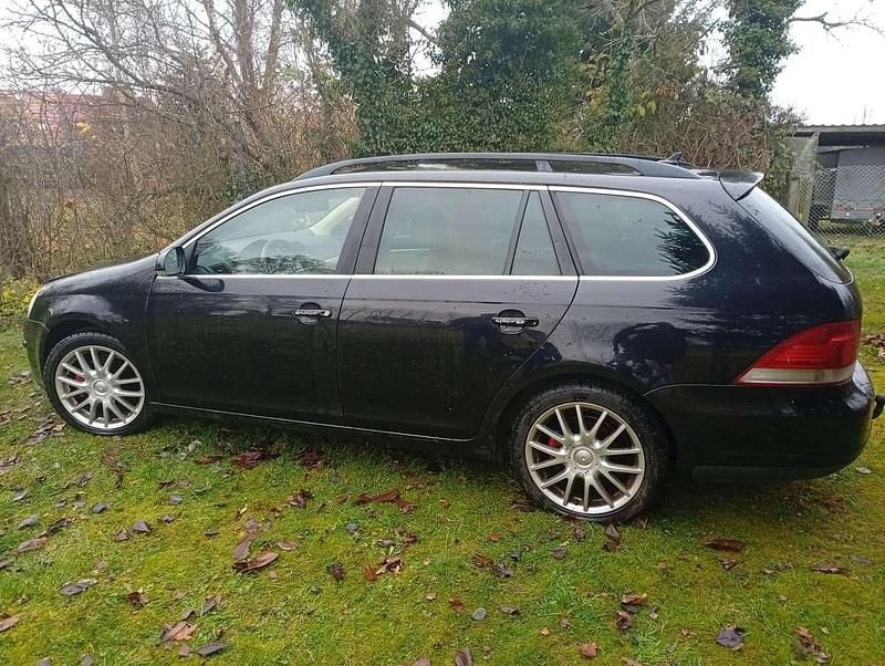 Schwarz Gebraucht 2008 VW Golf V Sportline Kombi | 1.299 € (Guter Preis) - Bild 1/4