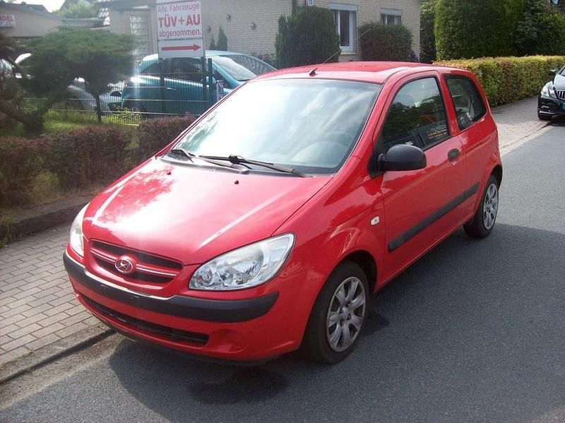 Rot Gebraucht 2007 Hyundai Getz Kleinwagen | 699 € (Superpreis) - Bild 1/4