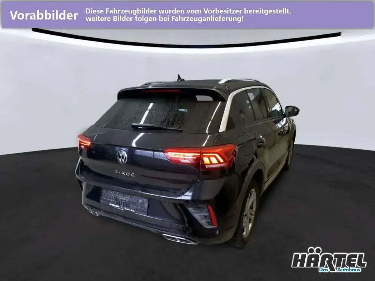 Gebraucht VW T-Roc R-line 110 PS (80 kW) 2022 Deep black perleffekt, pearl effect SUV