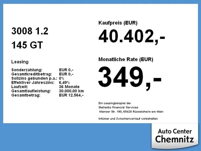 Gebraucht Peugeot 3008 GT 136 PS (100 kW) 2025 Grau SUV
