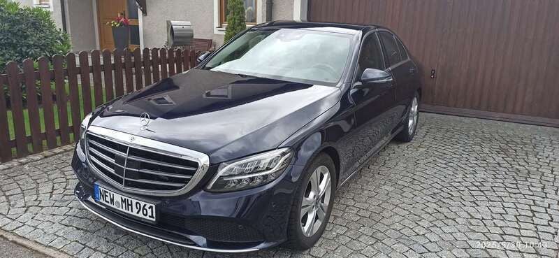 Blau Gebraucht 2019 Mercedes C200 Exclusive Limousine | 21.500 € (Guter Preis) - Bild 1/4
