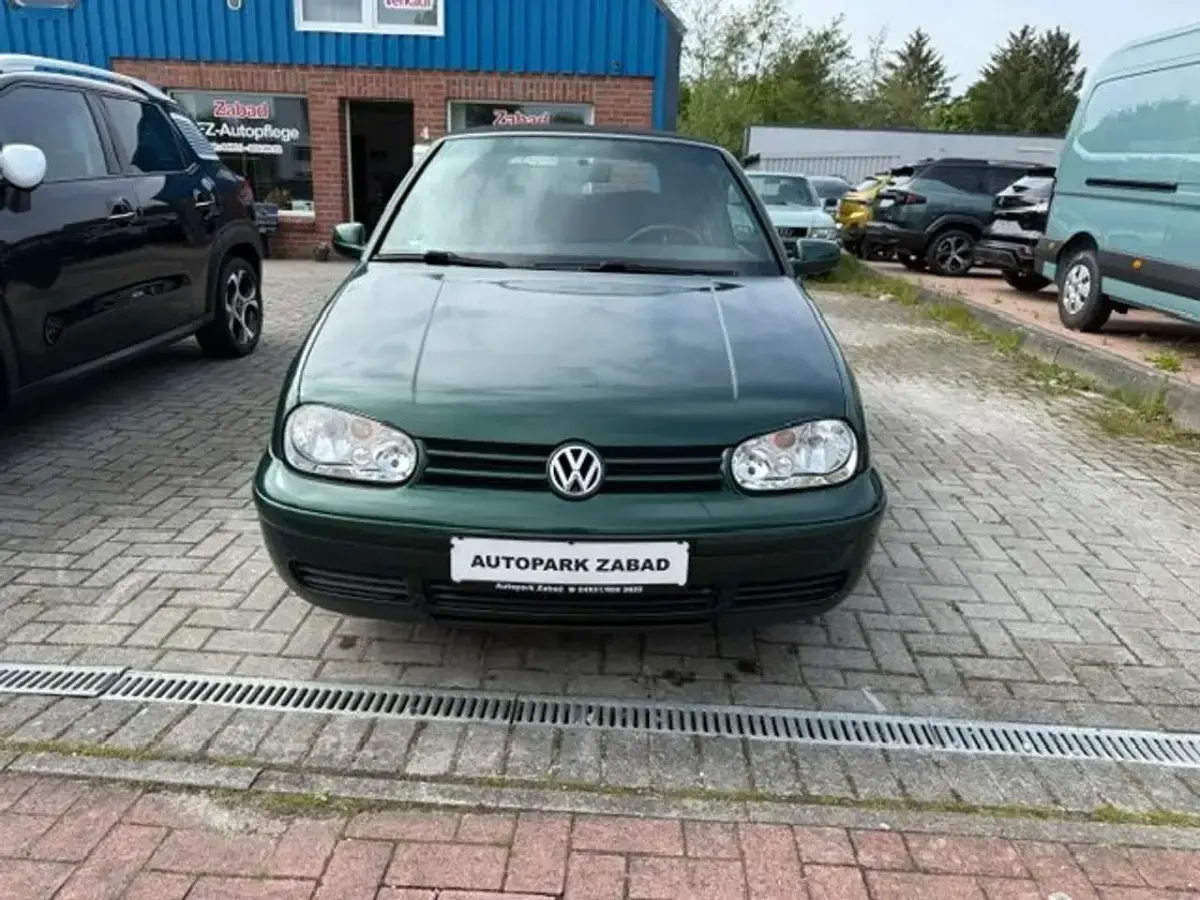 Gebraucht VW Golf Sportline 116 PS (85 kW) 2001 Grün Cabrio