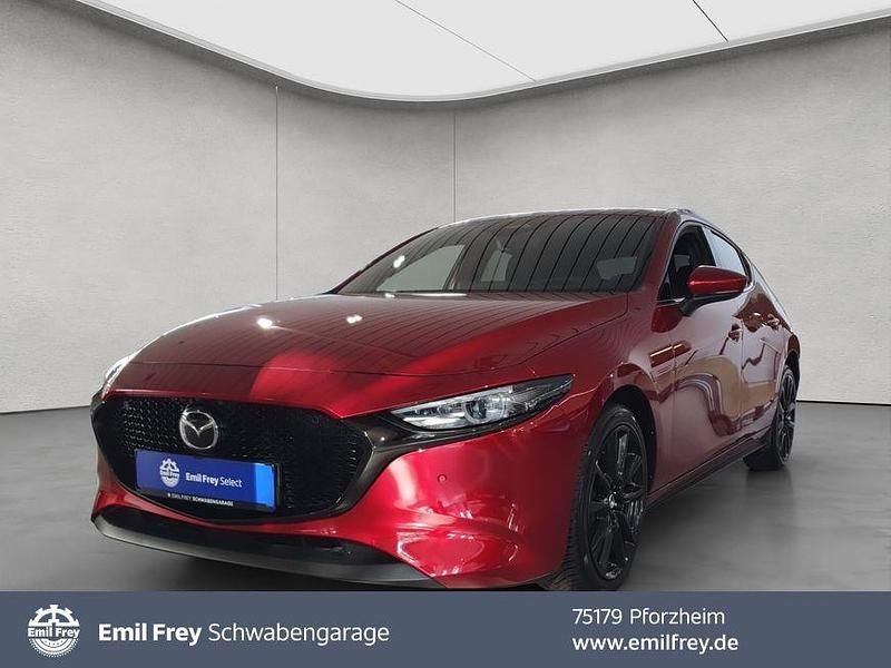 Soul red crystal m Gebraucht 2024 Mazda 3 Exclusive-Line Limousine | 27.450 € (Fairer Preis) - Bild 1/4