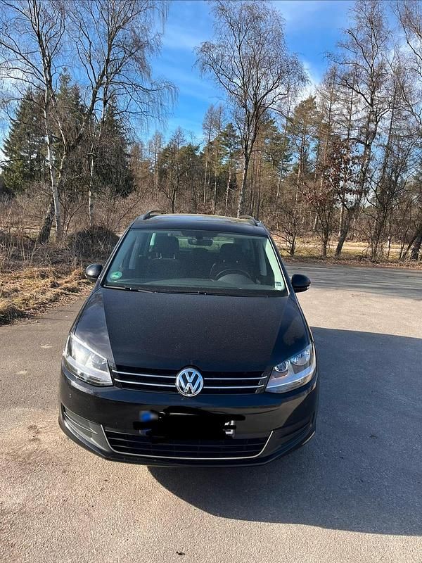 Gebraucht VW Sharan 150 PS (110 kW) 2018 Schwarz Van / Kleinbus